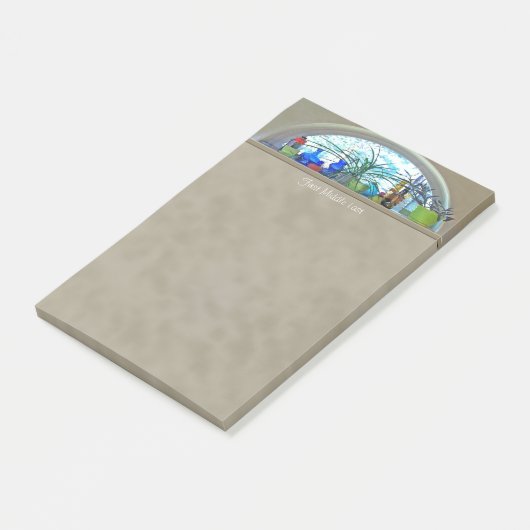 Aangepaste naam Planten glazen flessen Waterverf v Post-it® Notes (Schuin)