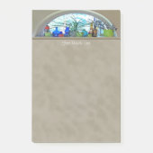 Aangepaste naam Planten glazen flessen Waterverf v Post-it® Notes (Voorkant)
