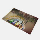 Aangepaste naam Planten van het venster Half maan  Deurmat (Schuin)