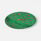 Aangepaste naam platypus snowbogen papieren bordje (Gekanteld)