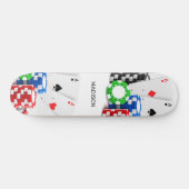 Aangepaste naam Poker / Casino Persoonlijk Skateboard (Horizontaal)
