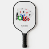 Aangepaste naam Poker / Casino Pickleball Paddle (Voorkant)