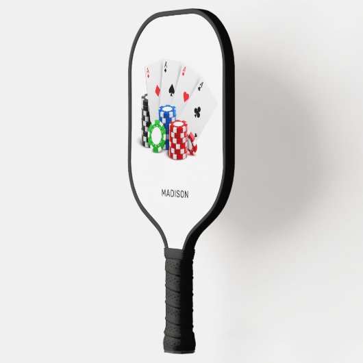 Aangepaste naam Poker / Casino Pickleball Paddle (Links)