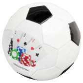 Aangepaste naam Poker / Casino Voetbal (Drie kwart)