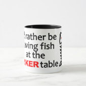 Aangepaste naam Poker Fish-mokken Mok (Midden)
