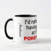 Aangepaste naam Poker Fish-mokken Mok (Links)