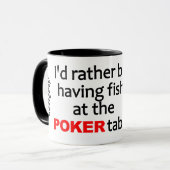 Aangepaste naam Poker Fish-mokken Mok (Voorkant links)