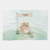 Aangepaste naam Pommeranian Pet Dog