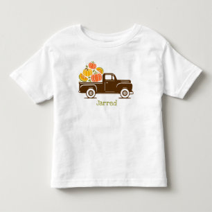 Aangepaste naam pompoen flard Truck Kinder Shirts