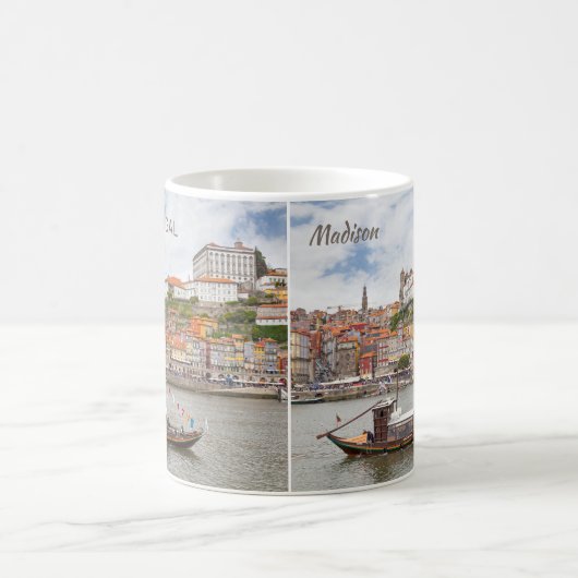 Aangepaste naam Porto Portugal Koffiemok (Center)