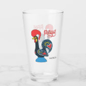 Aangepaste naam Portugese Haan Glas (Achterkant)