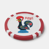 Aangepaste naam Portugese Haan Poker Chips (Enkel)