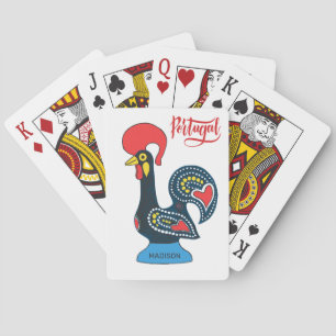 Aangepaste naam Portugese Haan Pokerkaarten