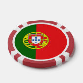Aangepaste naam Portugese vlag Poker Chips (Enkel)