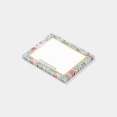 Aangepaste naam Post-it | Blauw, grijs, goudvlies Post-it® Notes (Schuin)