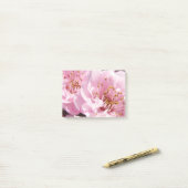 Aangepaste naam post-it notities Roze Bloesems Blo Post-it® Notes (Op bureau)
