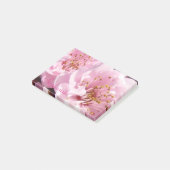 Aangepaste naam post-it notities Roze Bloesems Blo Post-it® Notes (Schuin)