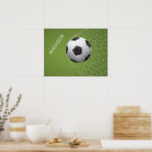 Aangepaste naam poster voetbaldoel (Keuken)