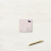 Aangepaste naam: prachtige Morpho Butterfly Wildbl Post-it® Notes (Op bureau)