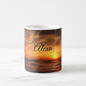 Aangepaste naam prachtige trillende Mok voor zonne (Center)