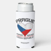 Aangepaste naam PRAGUE Seltzer Blikjeskoeler (Seltzer Achterkant)