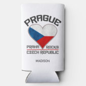 Aangepaste naam PRAGUE Seltzer Blikjeskoeler (Achterkant)