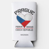 Aangepaste naam PRAGUE Seltzer Blikjeskoeler (Voorkant)