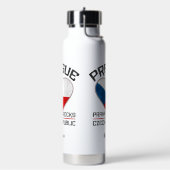 Aangepaste naam PRAGUE Waterfles (Links)
