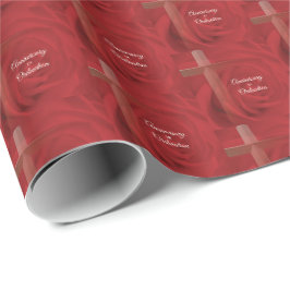 Aangepaste naam Priester Jubileum Priesterwijding  Cadeaupapier