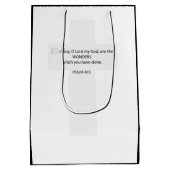 Aangepaste naam Priester Pensioen, Gouden Kelk Medium Cadeauzakje (Achterkant)