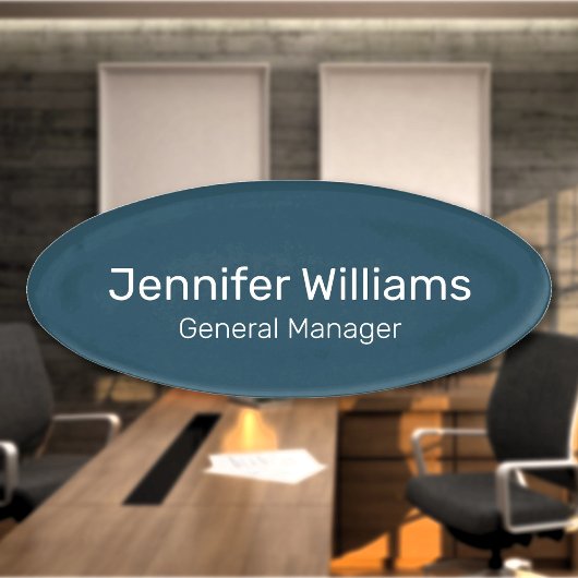 Aangepaste naam Professionele titel Medewerker Naambadge