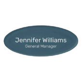 Aangepaste naam Professionele titel Medewerker Naambadge (Voorkant)