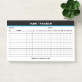 Aangepaste naam projecttaak tracker Post-It-notiti Post-it® Notes (Kantoor)