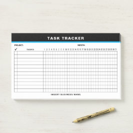 Aangepaste naam projecttaak tracker Post-It-notiti Post-it® Notes