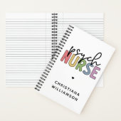 Aangepaste naam Psych Nurse | Psychiatrische verpl Notitieboek (Binnen)
