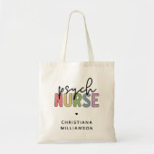 Aangepaste naam Psych Nurse | Psychiatrische verpl Tote Bag (Voorkant)