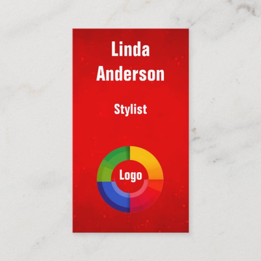 Aangepaste naam QR code professional Visitekaartje (Voorkant)