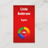 Aangepaste naam QR-code professioneel Visitekaartje (Voorkant)