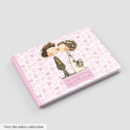 Aangepaste Naam Quirky Wedding Gastboek Gastenboek