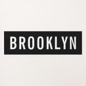 Aangepaste naam racebordpatroon Sjabloon Yogamat (Achterkant (horizontaal))