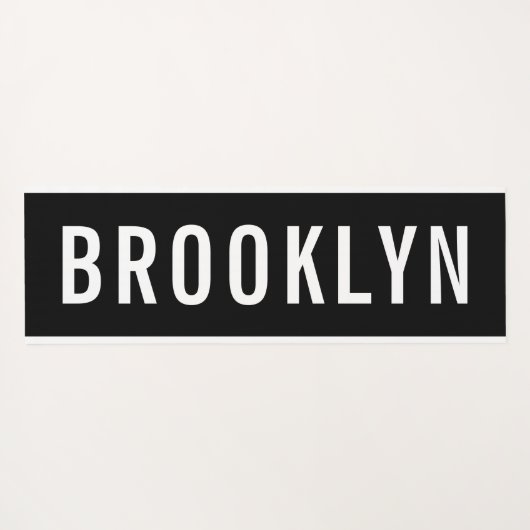 Aangepaste naam racebordpatroon Sjabloon Yogamat (Achterkant (horizontaal))