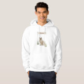 Aangepaste naam Ragdoll Cat Pet Hoodie (Voorkant volledig)
