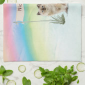 Aangepaste naam Ragdoll Cat Pet Theedoek (Gevouwen)