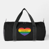 Aangepaste naam Rainbow Love Plunjezak (Achterkant)