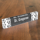 Aangepaste naam + raster van de schrijfplaat van h naambordje (Zijkant)