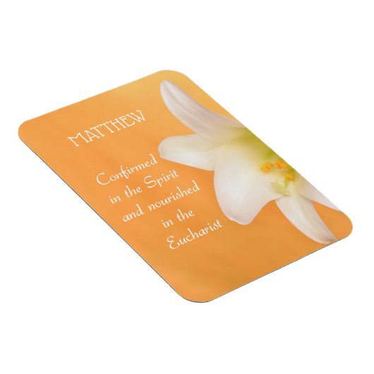 Aangepaste naam, RCIA gefeliciteerd Lily Magneet (Rechterzijde)