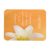 Aangepaste naam, RCIA gefeliciteerd Lily Magneet (Horizontaal)