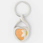 Aangepaste naam, RCIA gefeliciteerd Lily Sleutelhanger (Voorkant)