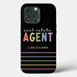 Aangepaste naam Real Estate Agent | Realtor Gifts Case-Mate iPhone Case