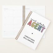 Aangepaste naam Real Estate Agent | Realtor Gifts Planner (Display)